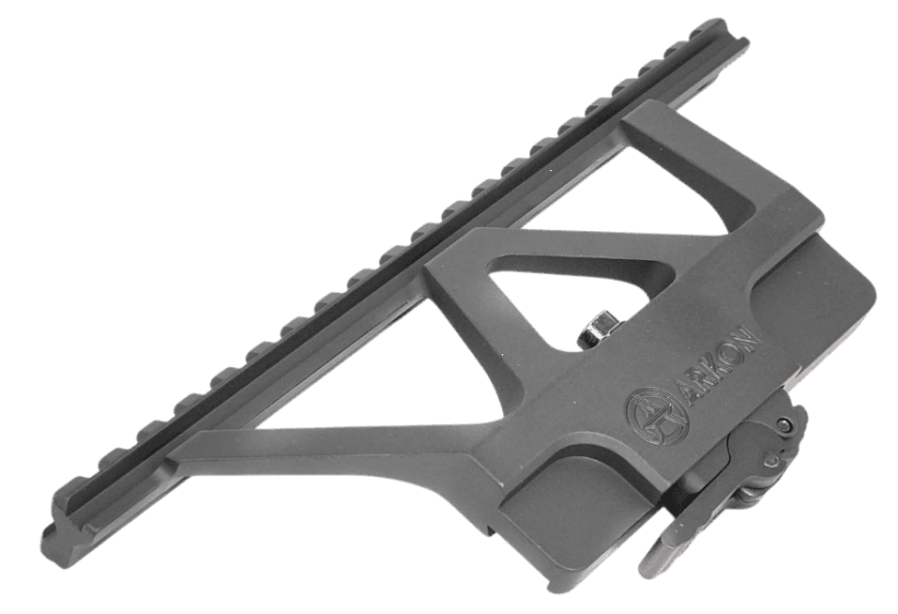 Быстросъемный боковой кронштейн ARKON с планкой weaver на Сайга/АК с выносом